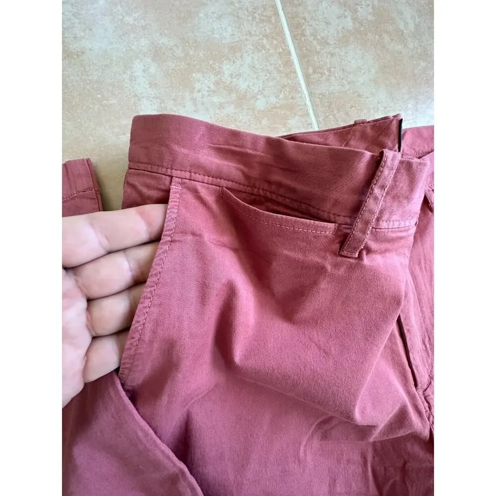 J.Crew Stretch Seasoned Red 484‎ pants Men size w36 L32 -New without Tags
